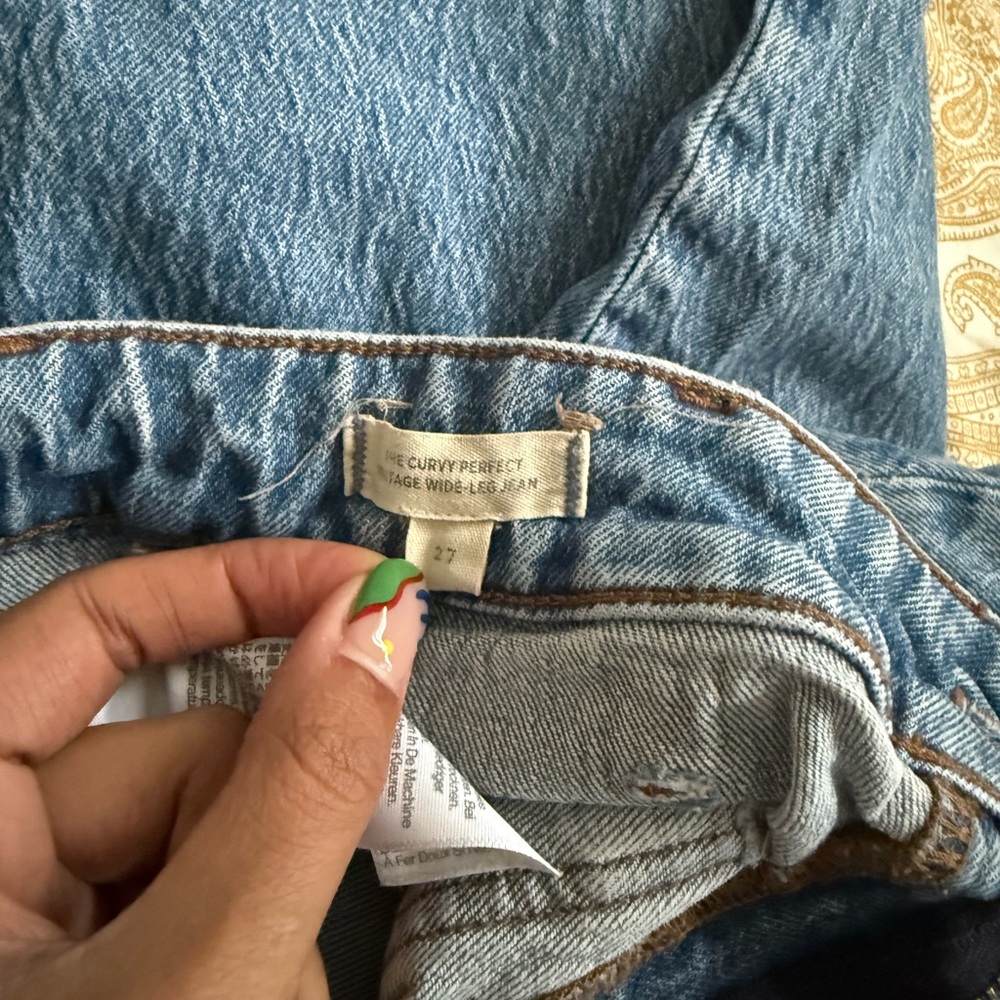 Madewell Curvy Emmett Perfect Vintage Wide Leg Jeans - Picture 3 of 5